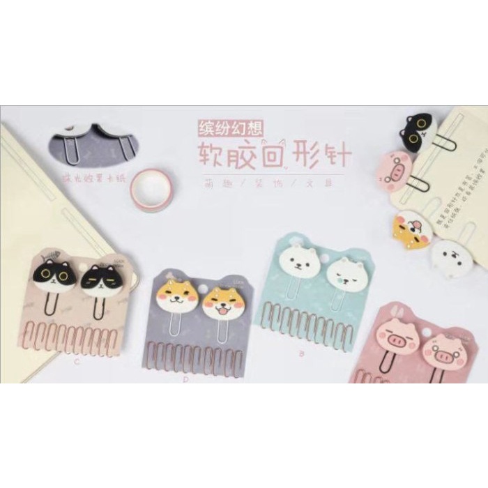 

Klip Kertas Motif Lucu / Paperclip Paper clip cute - Orange