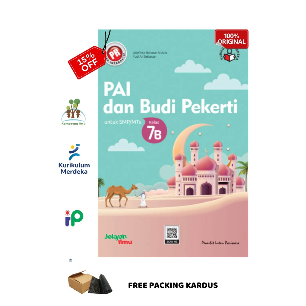 Buku LKS/PR Intan Pariwara  PAI SMP Kelas 7 Semester 2 Kurikulum Merdeka Tahun 2024