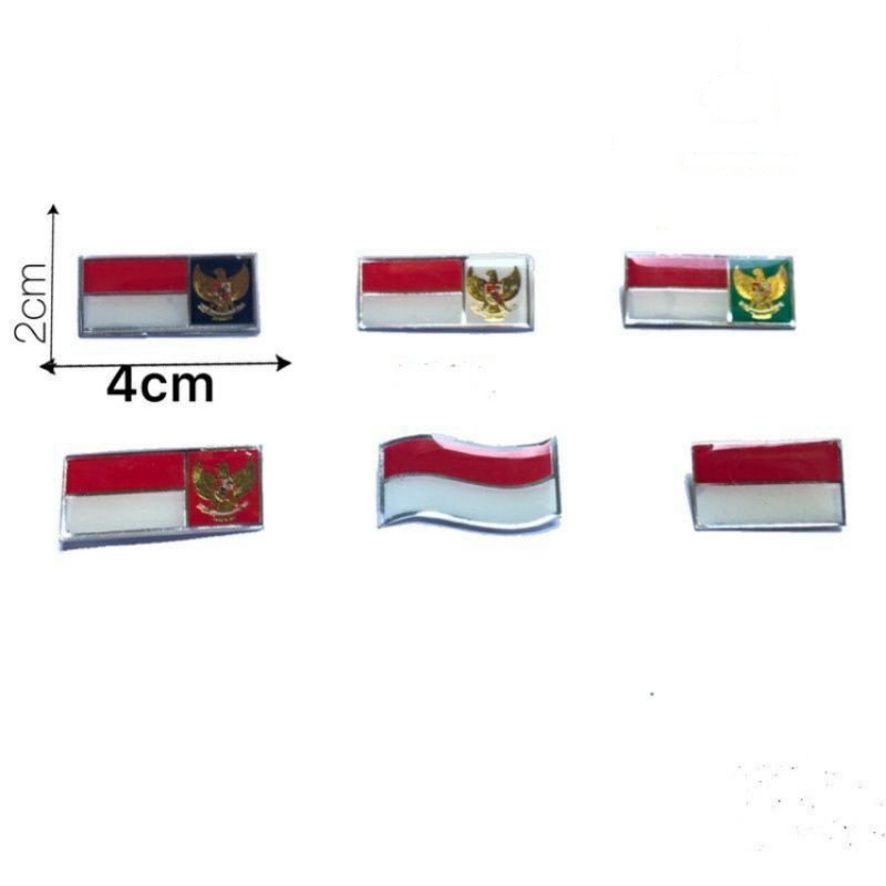Pin Merah Putih Garuda 2 x 4 cm