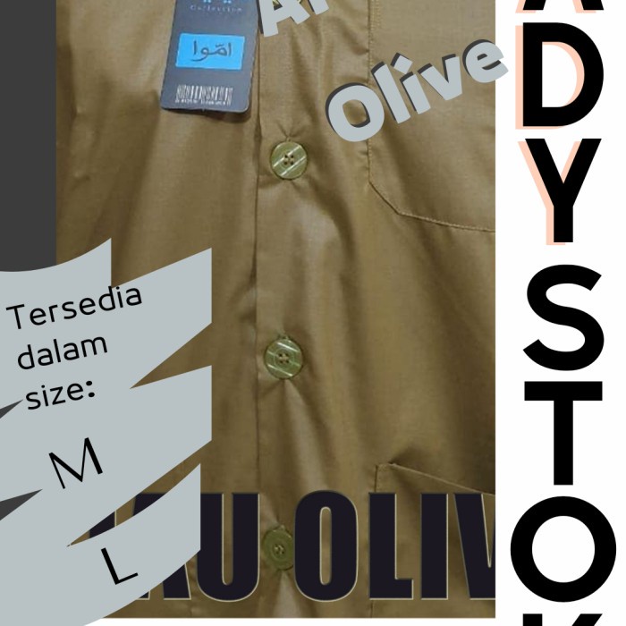 BAJU PRIA MUSLIM KOKO AMMU, BAJU KOKO HABIB/HABAIB MERK AMMU