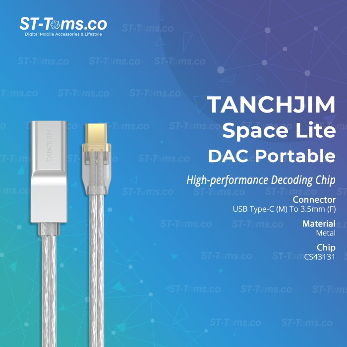 Tanchjim Space Lite CS43131 Portable DAC Amplifier Type-C
