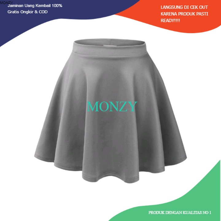 Rok korean Style Rok Mini Skrit Flare Rok Pendek Celana Olahraga Wanita Gym Renang Tennis Voli Senam
