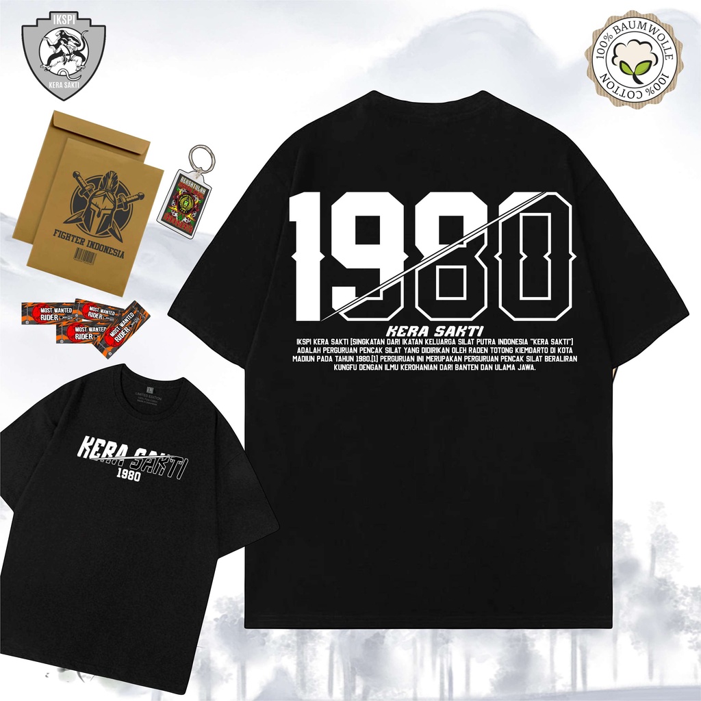 KAOS IKSPI KERA SAKTI INDONESIA 1980-WHITE KAOS GASAKS KOPASKER PREMIUM