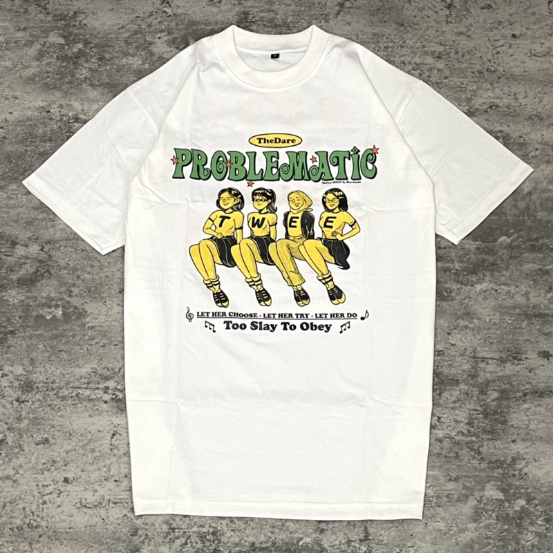 [COD] The Dare - Problematic Twee Tshirt - White /