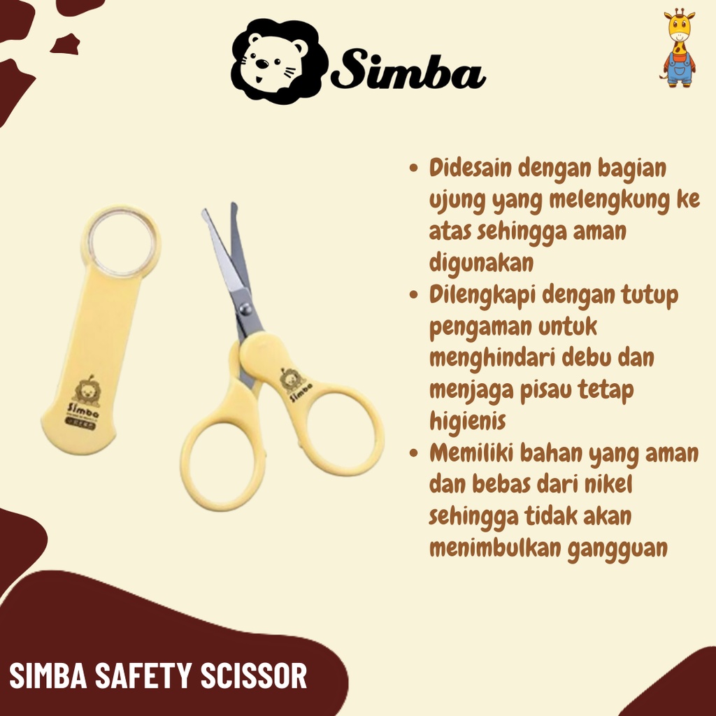 

Simba Safety Scissor - Gunting Kuku