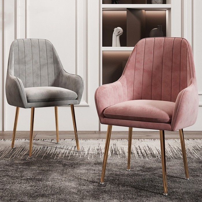 Sofa Single Dining / Kursi Makan kaki Besi