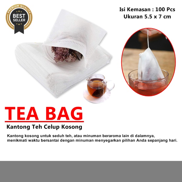 Kantong Teh Celup Kosong 100pcs Paper Bag Tea Kantung Kosong Teh Celup