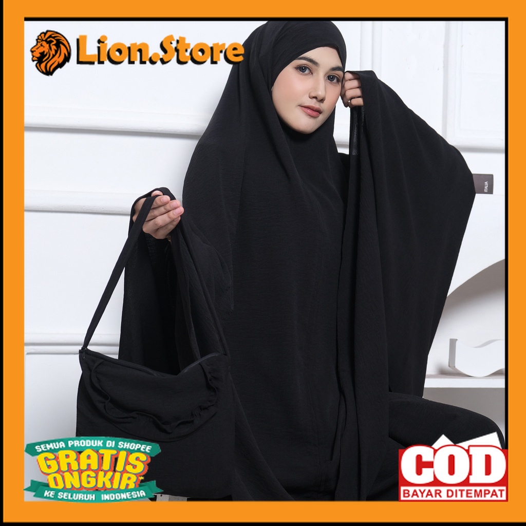Mukena Travel 3 in 1 Terbaru Jumbo / Mukena Crinkle Premium Perlengkapan Sholat Wanita// MUKENA / MU