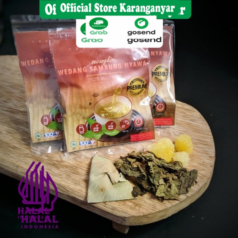 

WEDANG SAMBUNG NYAWA / TEH SAMBUNG NYAWA + GULA BATU / READY STOK & REAL PICTURE