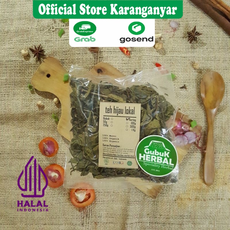 

TEH HIJAU LOKAL KERING 500 GRAM - Camellia Sinensis / JAMINAN MURNI / DIPETIK DARI TUMBUHAN SEGAR & DIKERINGKAN DI TEMPAT BERSIH