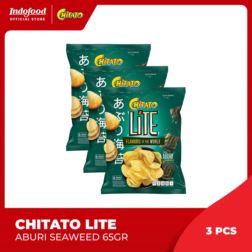 

3 Pcs - Chitato Lite Aburi Seaweed 65gr