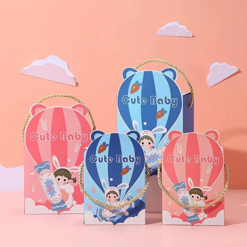 

PAPER BAG GOODIE BAG TAS KADO HADIAH HAMPERS PESTA ULANG TAHUN MOTIF BALON CUTE BABY