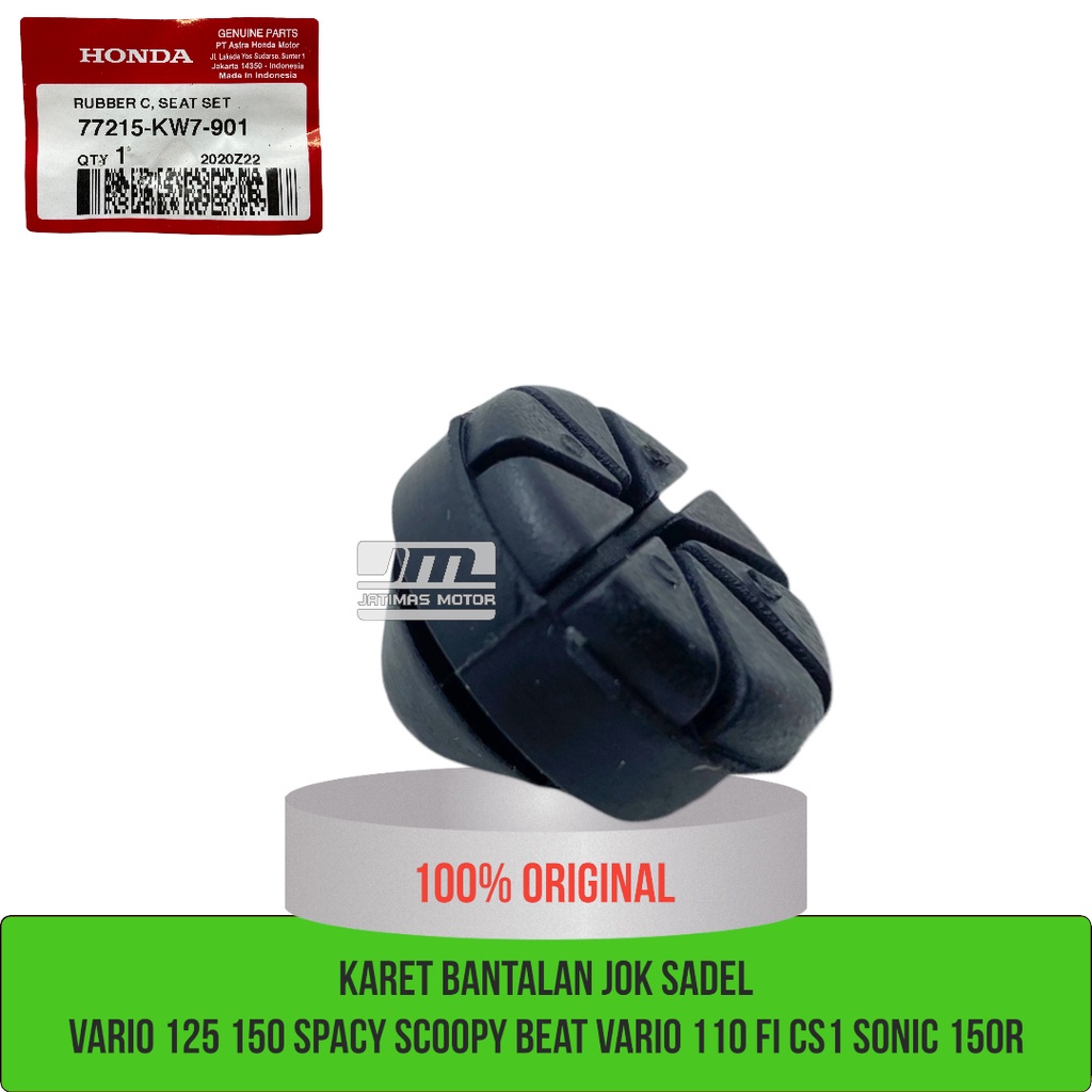 Karet bantalan jok sadel vario 110 125 150 fi spacy scoopy beat CS1 sonic 150 r 77215-KW7-901 / 7721
