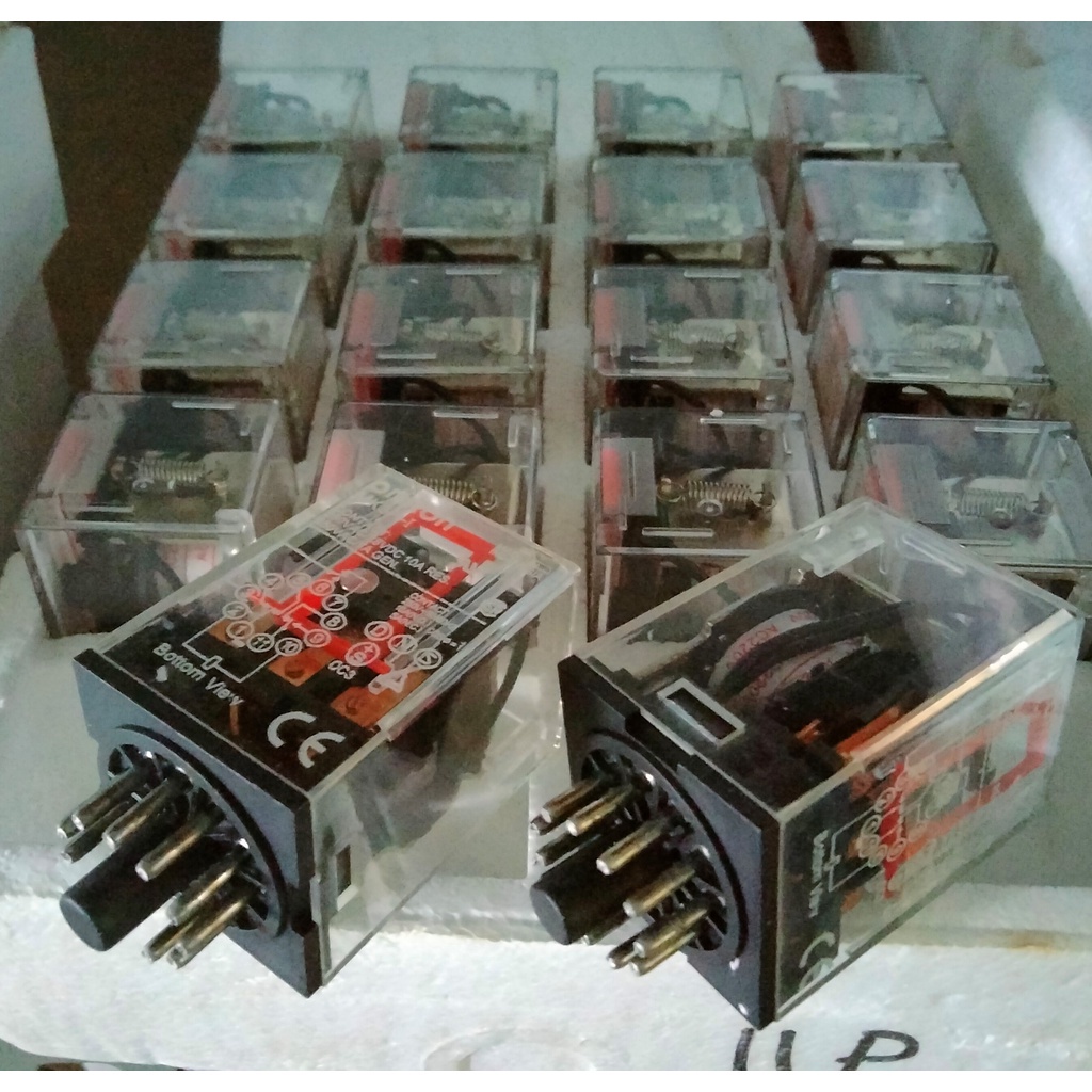 RELAY AC 11P 11 PIN 11 KAKI 220V 220 VOLT MK3P-1 OMRON