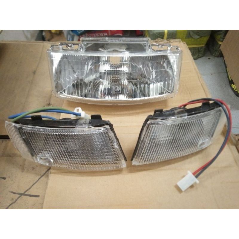 Lampu depan tornado/shogun kebo set sein kanan kiri