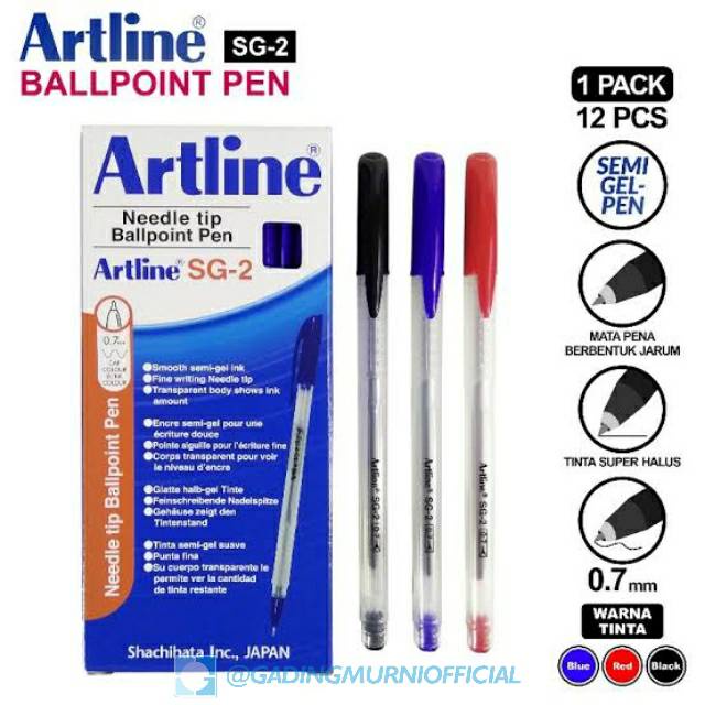 

Ballpoint 0.7MM Artline SG-2 1pack
