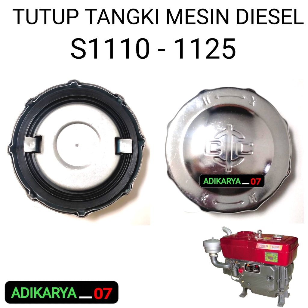 Tutup Tangki Mesin Diesel S1110 - S1125 Cap Fuel Tank Mesin Diesel S1110 - 1125