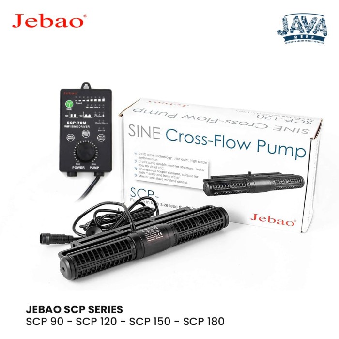 Jebao Cross Flow Wavemaker SCP 180 (wavemaker air laut 32,000 LPH)