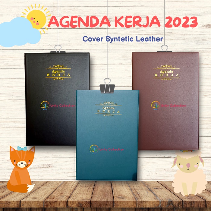 

Buku Agenda Kerja 2023 Aneka Warna Cover Syntetic Leather