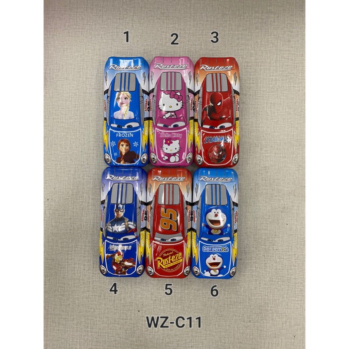 

Pencil Case Kaleng Mobil 2 Susun Biasa WZ-C11 8.5x21 / Tempat Pensil