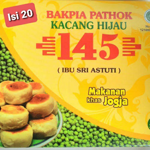 

Bakpia Pathok 145 Ibu Sri Astuti Khas Jogja - Kc. Hijau