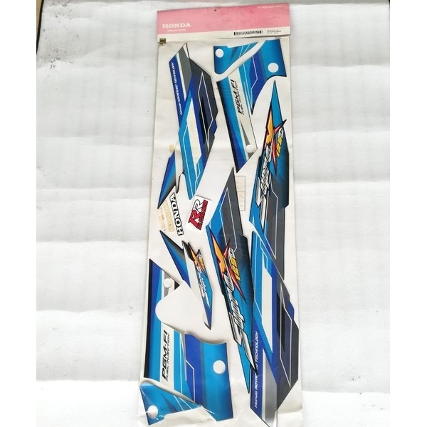 grafik graphic grapik sticer stiker sticker striping body bodi original ori honda supra x 125 d pgm 