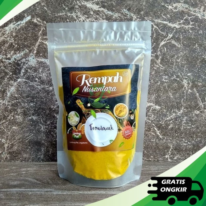 

[akhi.id] TERBARU Temulawak Bubuk 200 gr - asli & higienis