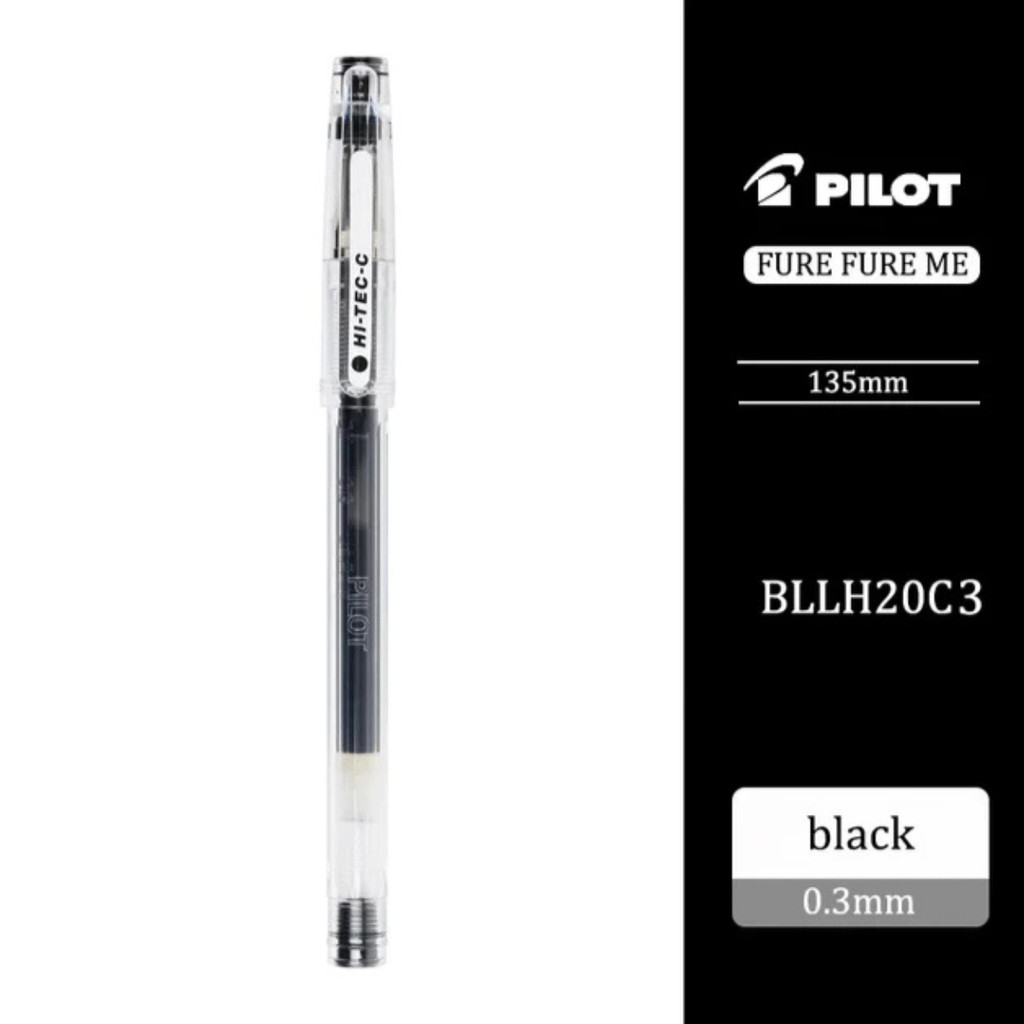 

Pilot Hi-Tec-C Pen 0.3mm Black BLLH20C3 Precision Writing Tool Original