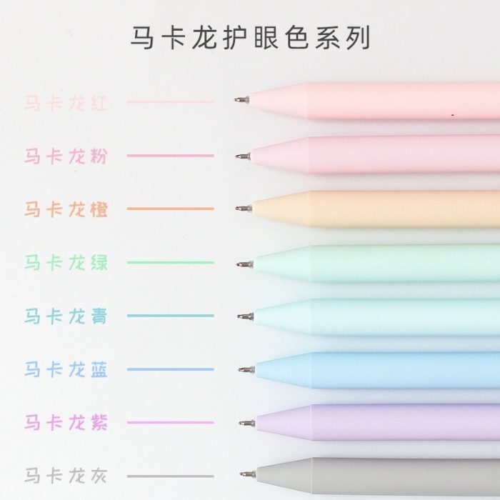 

Color Gel Pen Pulpen Pena Jel Warna macaron chosch 0,5mm
