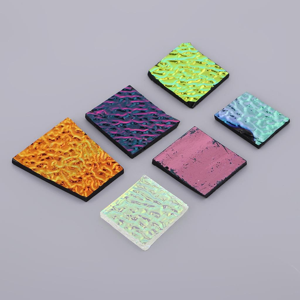 

28g Fusible Glass Dichroic Glass Scraps coe90 1Oz Dichroic Film Fusing Glass or DIY Jewelry Supplies Pendants Charms Making