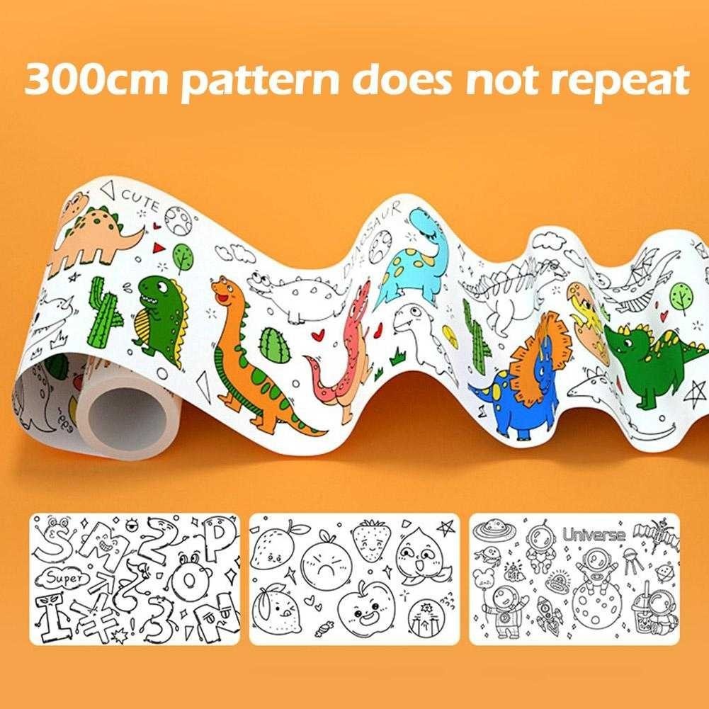 

AMSZKE Kertas Mewarnai Tempel Dinding Drawing Paper Roll 300cm - AM-33 [ REBORN ]