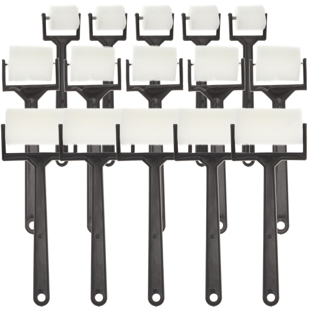 

5sets White Sponge Brush Foam Painting Roller Brush 3size DIY Craft Tool For Children Drawing Brushes