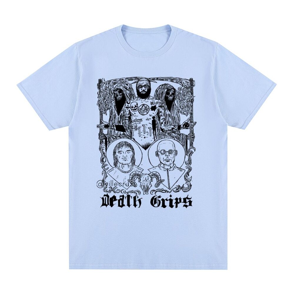 Death Grips Vintage T-shirt American Experimental Hip Hop Cotton Men T shirt New Tee Tshirt Womens T