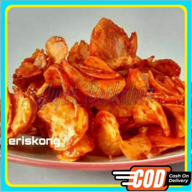

(termurah) 250gram keripik singkong balado pedas