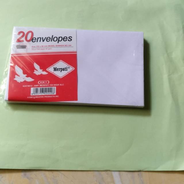 

Amplop merpati no104 @20pcs