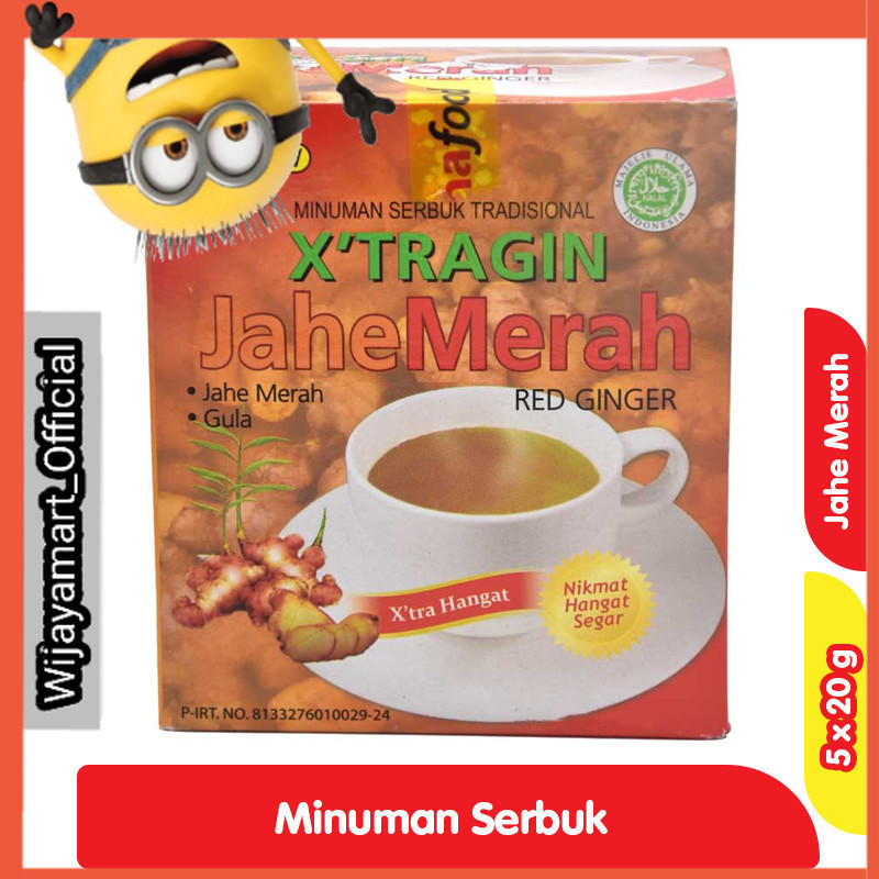 

X'Tragin Minuman Serbuk Jahe Merah 5 x 20 g