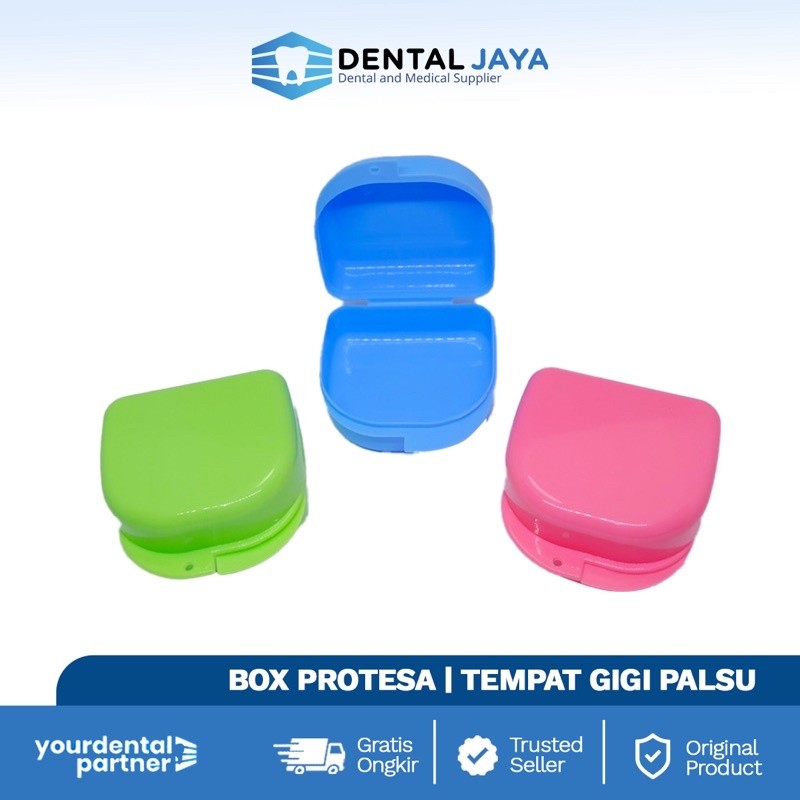 Dental Box Protesa | Tempat Protesa | Boks Protesa | Tempat Gigi Palsu Retainer Behel Ortho