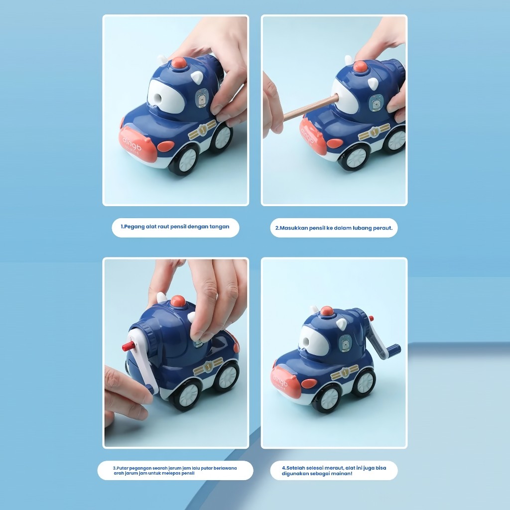 

Ay00! BOBOMART SERUTAN PENSIL ANAK HOTWHEELS - SERUTAN PUTAR MEJA MURAH 8620B