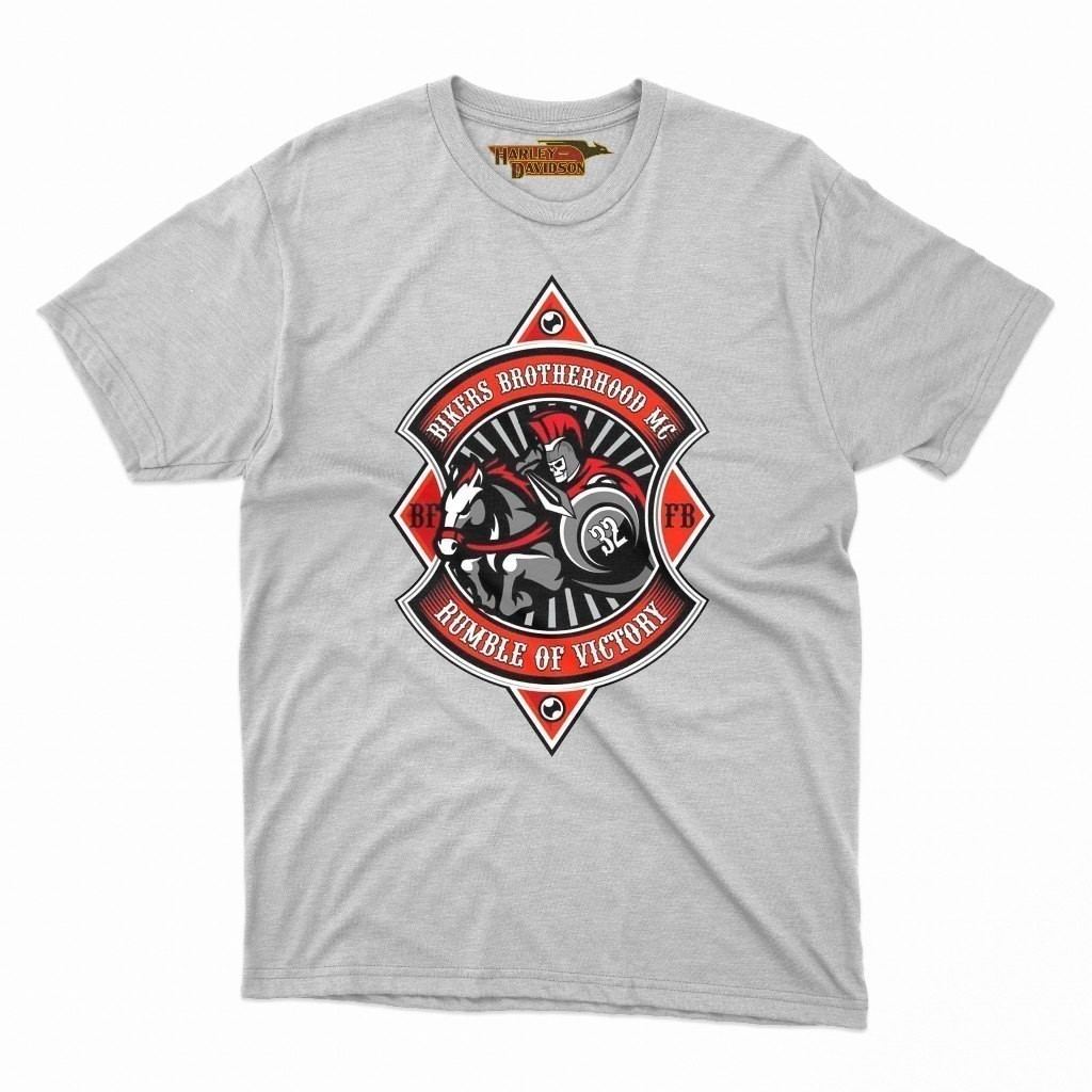 KAOS DEWASA bikers-brotherhood-bf-grey