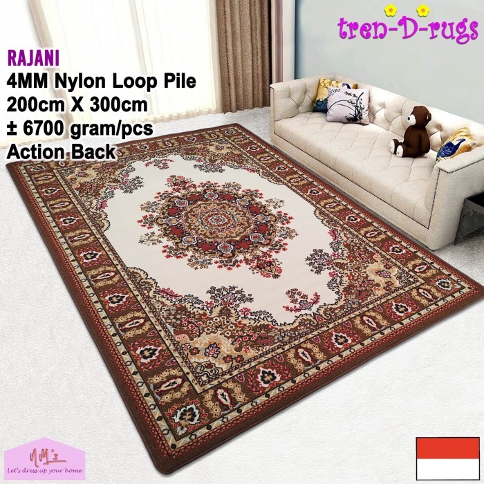 ✨E.SYO✨ - TERBARU Tren-D-rugs karpet eropa permadani aesthetic vintage jumbo 200x300 NMs - Sasmaya B
