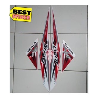 STIKER STRIPING MOTOR BEAT F1 2015 LIS LES BODY MOTOR BEAT F1 2015 STANDAR