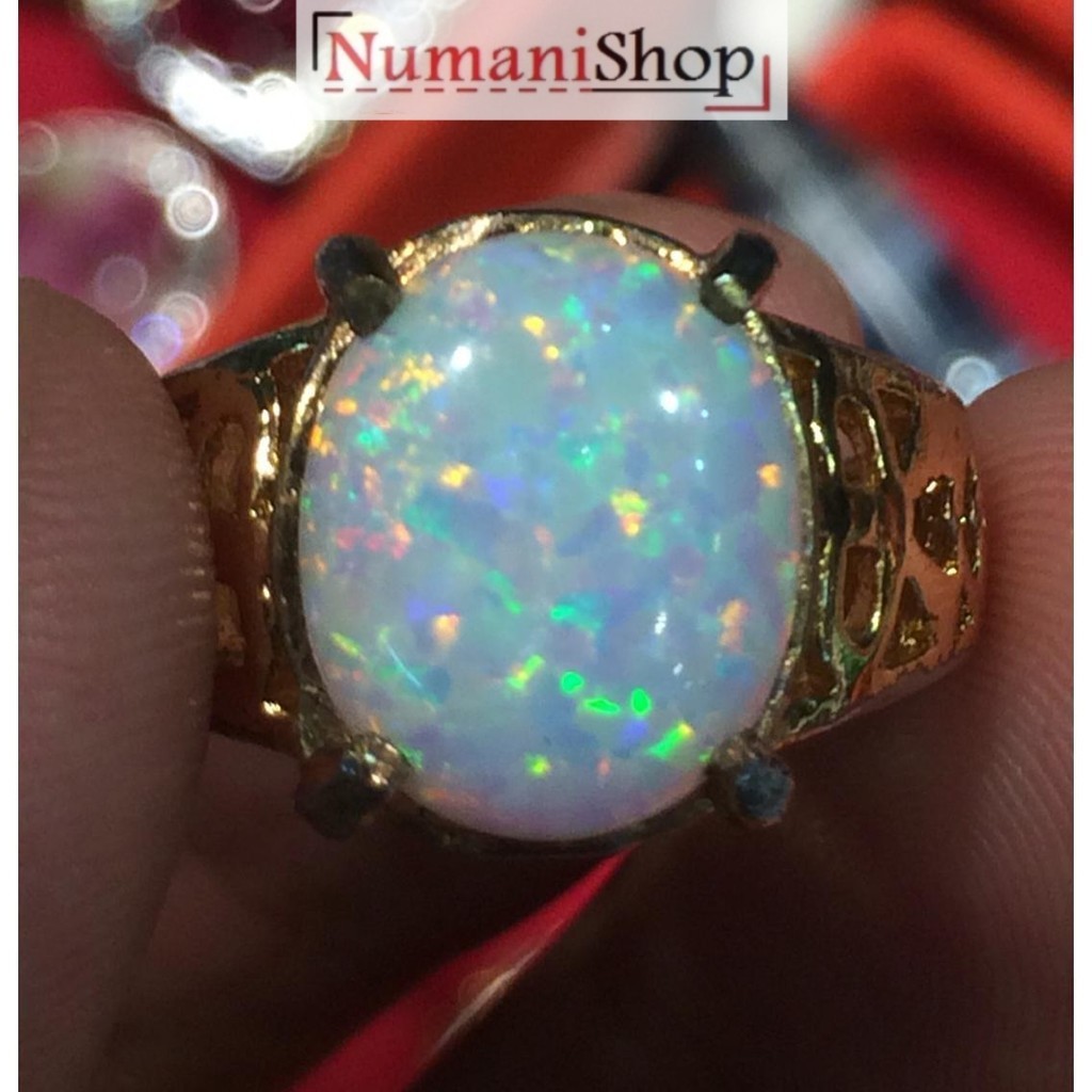 Cincin Titanium Wanita Batu Kalimaya Austarli HQ