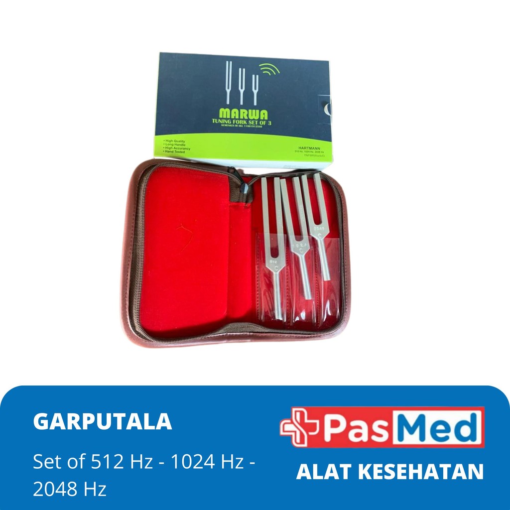 MARWA Tuning Fork Set of 3 / Garpu Tala Set 3 512 Hz - 1024 Hz - 2048
