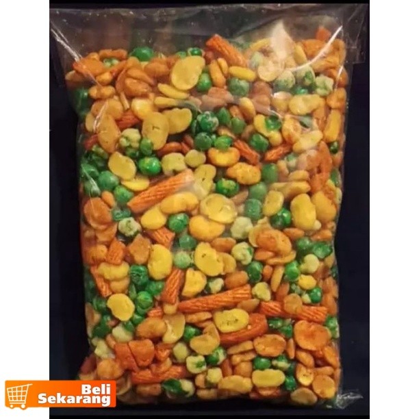 

KACANG CAMPUR/MIX/KACANG JAIPONG MIX BERAT 500 g/SNACK KILOAN