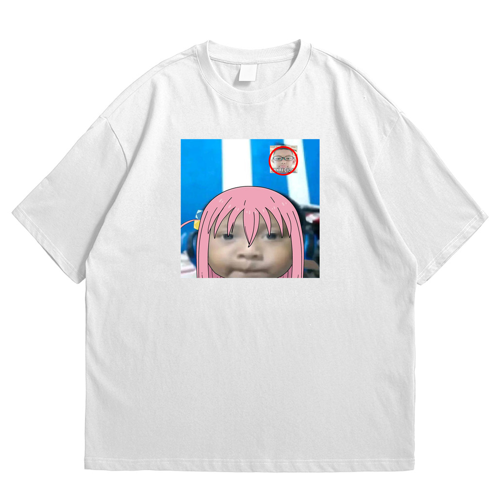 Kaos Bocil Bocil Anime - Unisex Pria Wanita - 24s Cotton Combed