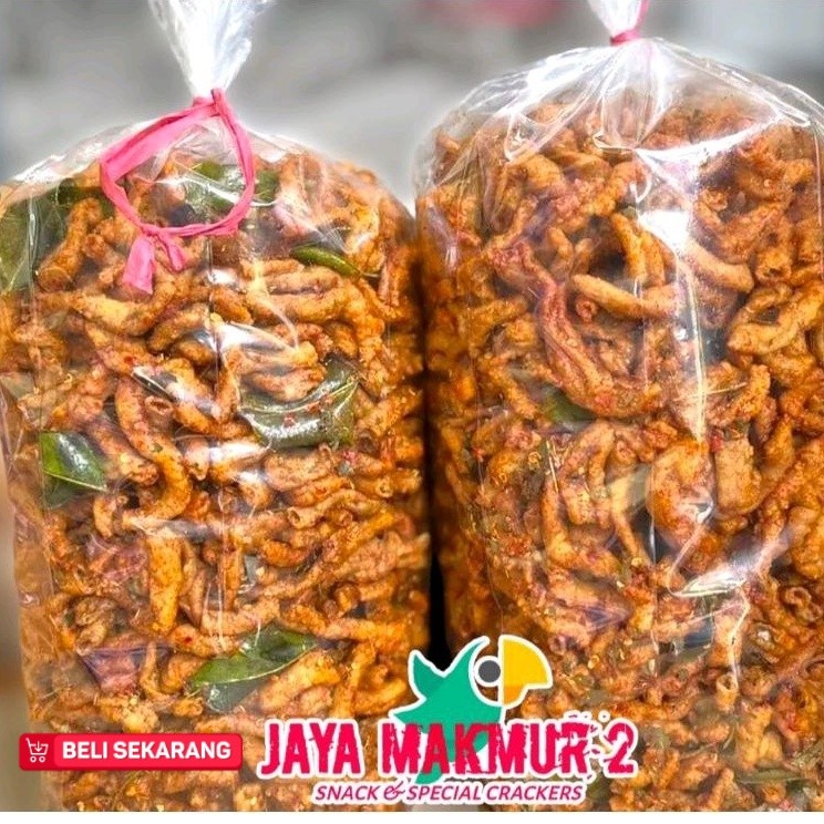 

1kg keripik usus ayam jaya makmur 2 snack