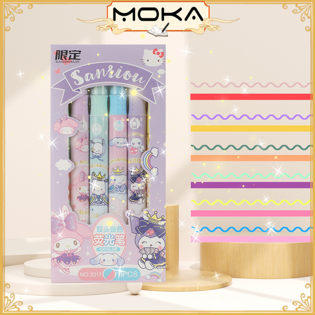 

MOKA STABILO HIGHLIGHTER 2IN1 WARNA PIGMENTED HIGH QUALITY MKP125