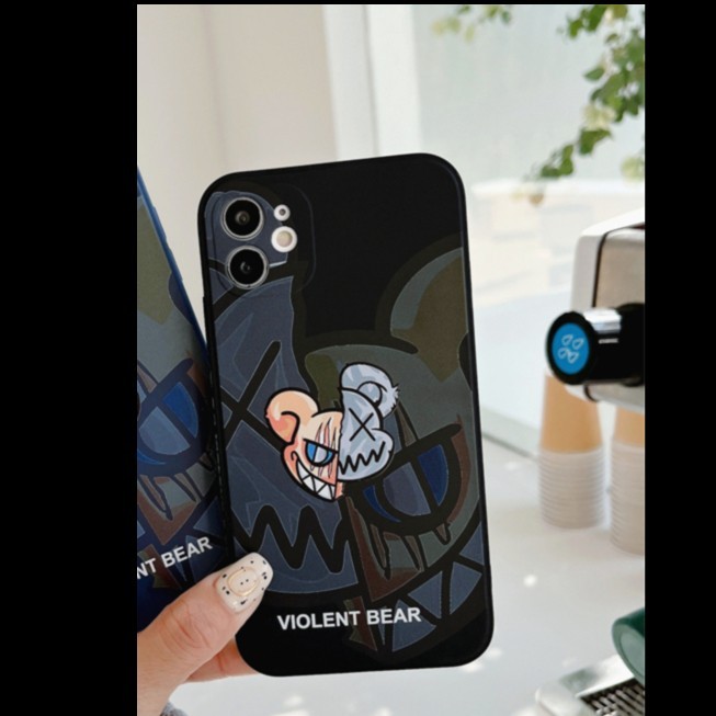 Soft Case Samsung A51 A31 A13 A32 Nasa Black Monster Matte Silicone - BLACK MOUSE, SAM A31