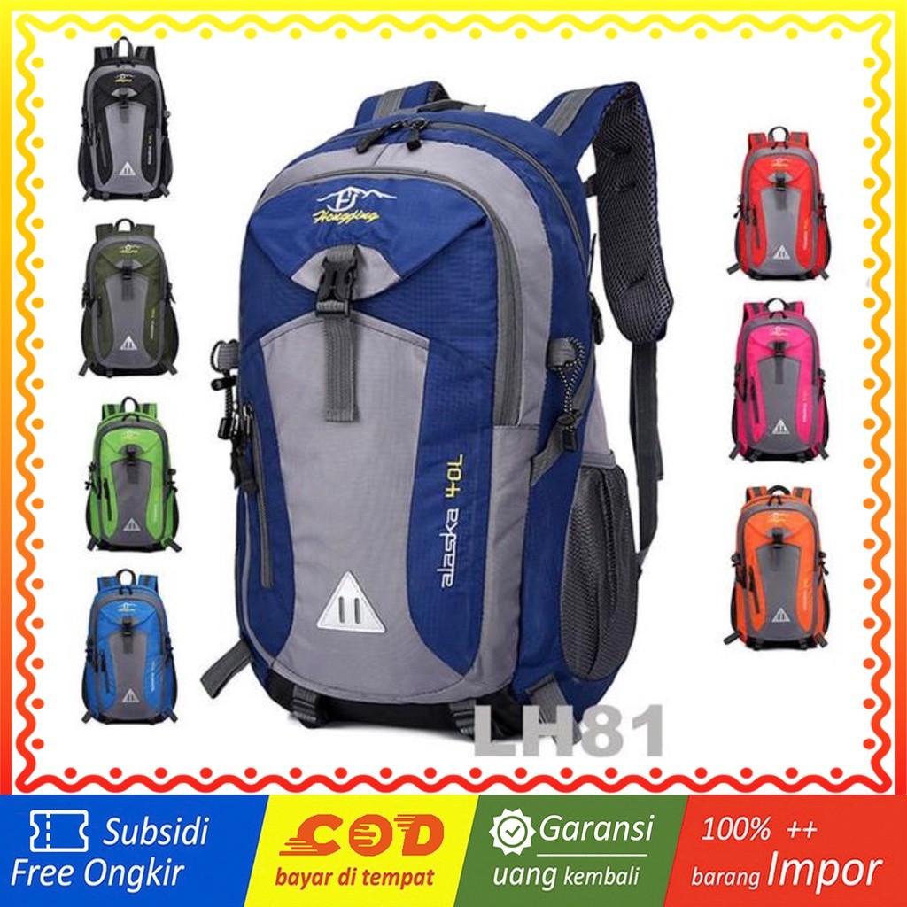 MK67HK LH81 Tas Ransel Alaska Pria Wanita Backpack Fashion Men Women Tas Hiking TR109 TKM