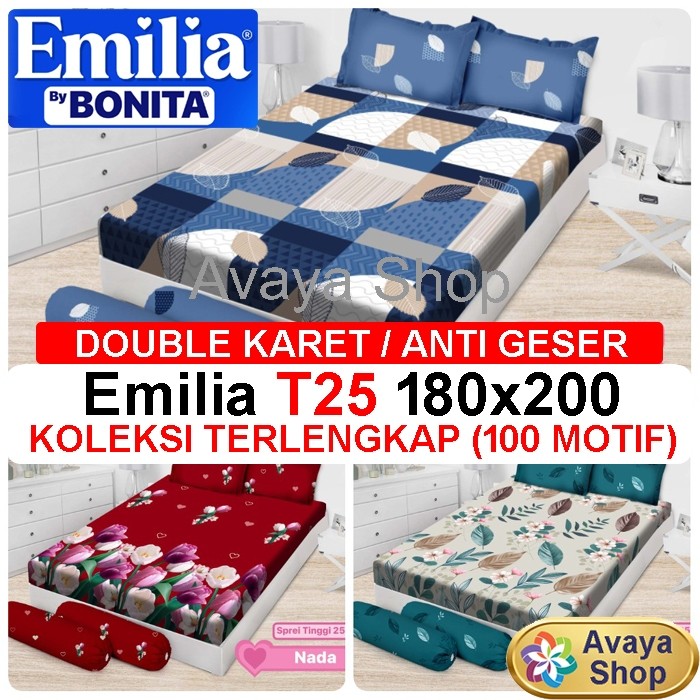 SZ45TG SPREI BONITA 180x200 EMILIA / SPREI BONITA KING EMILIA / SEPRAI BONITA 180x200 / EMILIA 180x2